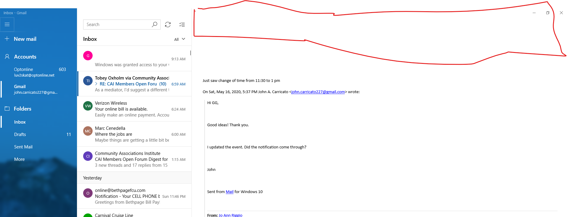 Mail Version Version 16005.12624.20368.0: Locking up when clicking Gmail account 28d56804-46a9-4a03-a7b5-ffe54673cf0e?upload=true.png