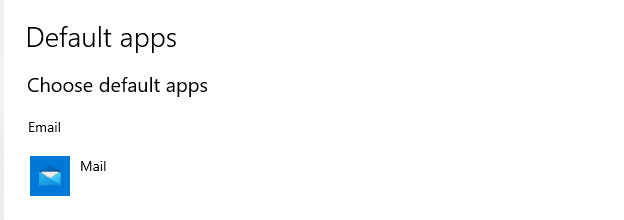 Mail application is setted as email application by default but I get a error when I try to... 28e11cb7-b667-498f-b5a6-dfc60c3f8c5e?upload=true.png