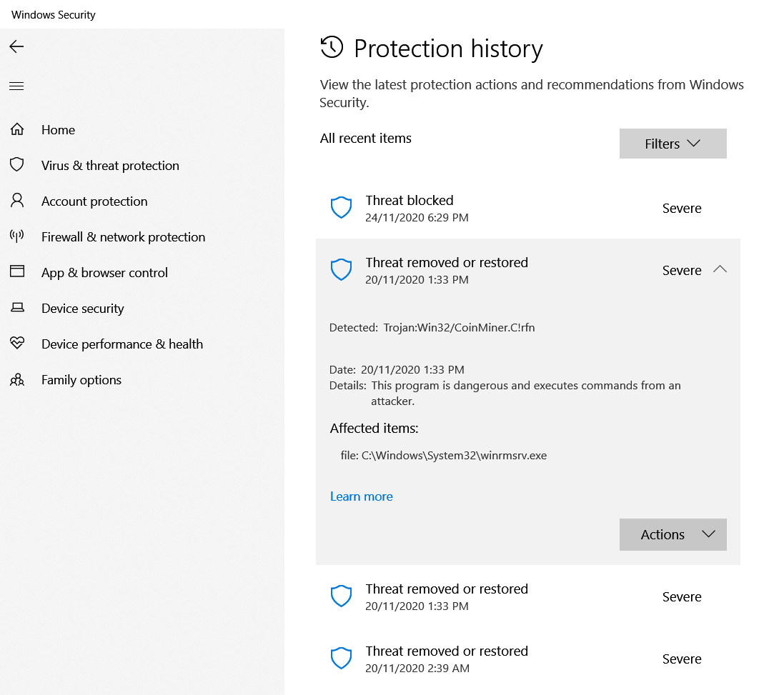 Malware infection on Windows .dll files might be causing OneNote to crash when inserting... 290eb296-1b9e-4b6b-a835-a5de28d56ac1?upload=true.png
