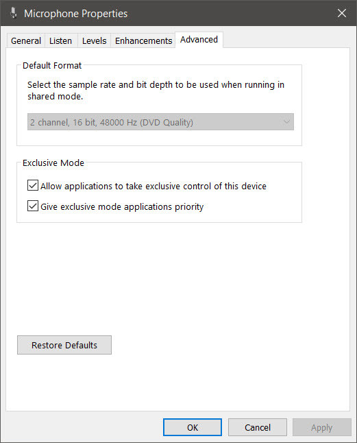 How do i change my default microphone back to normal? 291337d1596664302t-cant-change-microphone-default-sample-rate-2.jpg