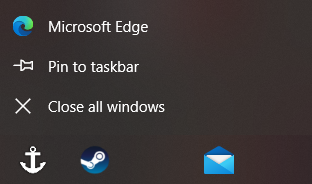 Microsoft edge pinning itself invisibly to my taskbar. 291766e8-634b-47e7-bb18-619eb9f8252b?upload=true.png