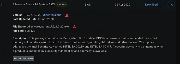 Alienware FX editor is gone from the dell driver download yes i know it is part of command... 292743d1597334569t-alienware-dell-bios-update-2020-08-13_12h01_10.png