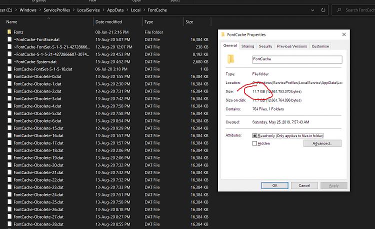 Is this folder safe to delete .openjfx, .cache & Package Cache 292986d1597492107t-huge-font-cache-folder-safe-delete-image.png