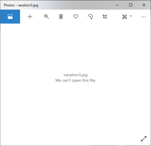 Photos app can't open files in This PC > Pictures folder 2929bd87-5f16-424a-a860-9e9207520cf3?upload=true.png