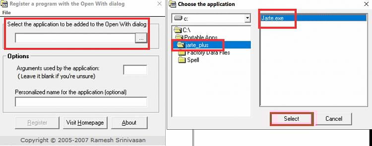 Could you please suggest the list of software needed to register and use a custom component... 295394d1598876979t-can-i-customize-list-suggest-apps-open-menu-openwithadd_jarte.jpg