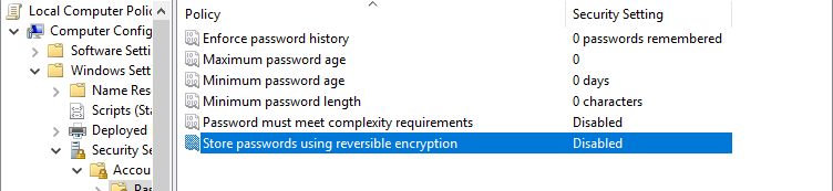 Unable to update the password. Even disabled the password complexity, length, history... 29629bdd-4c2b-4a87-aa91-c72949662c42?upload=true.png