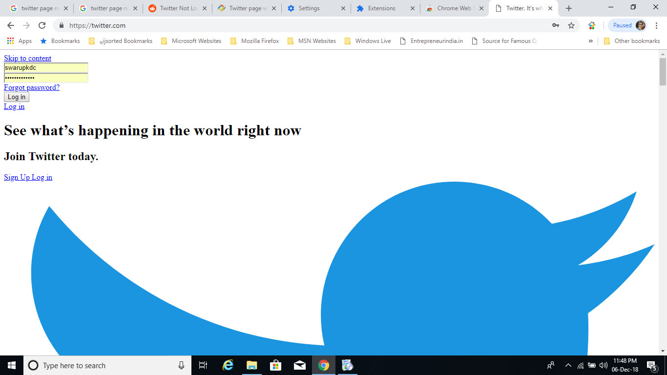 My twitter page is not loading properly 29672487-4e6d-4d46-bb4d-9ce5085a0e0c?upload=true.jpg