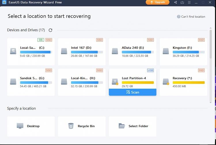 created installation media on a drive which contained data, can I retrieve my data back? 297066d1599842515t-thumb-drive-data-retrieval-easeus.jpg