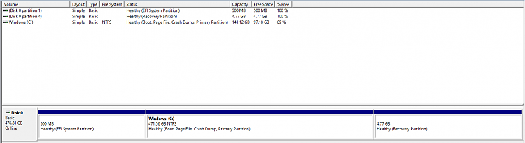 I have a 500GB driver that says it has 216GB of space in total, why is this? 297566d1600164138t-wrong-hard-drive-total-space-drive.png