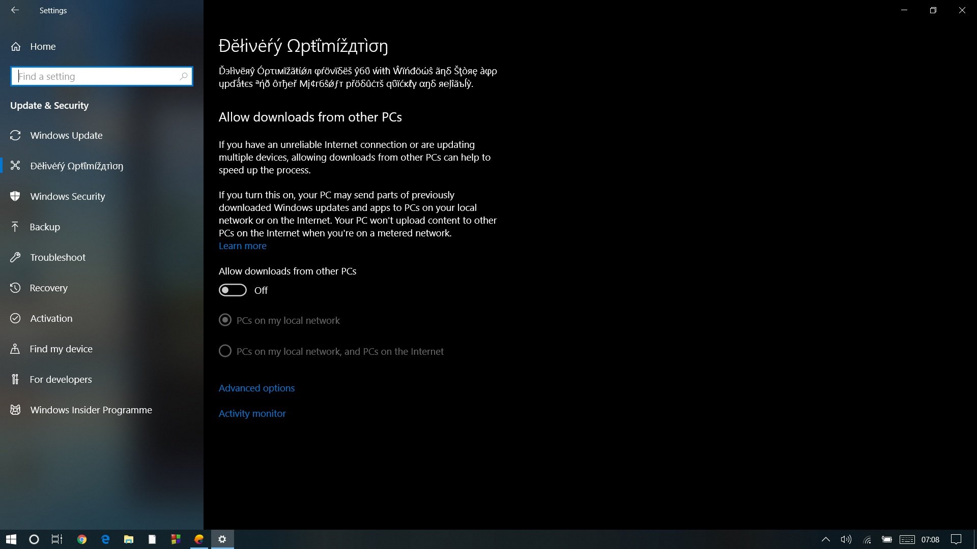 I updated my laptop today to 1803 build 17692.1004, can anybody tell me is this my font... 2986d29f-d744-4d4e-a1bd-578272b411b3?upload=true.jpg
