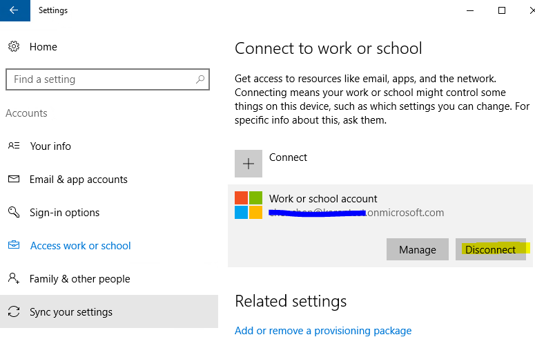 How to remove inactive Work and School account from Windows 10? 29ab4f70-aac2-47c7-855e-30cc7c0537f8?upload=true.png