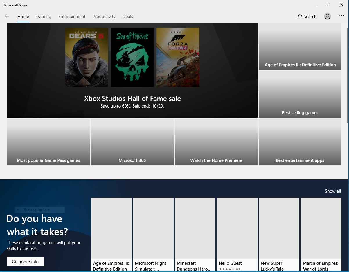 xbox app can't connect to microsoft store