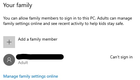 My email address is listed under "Your Family", I've never created a family group or added... 29eb443e-2465-48e7-bd1b-1ab9fa31d10d?upload=true.jpg