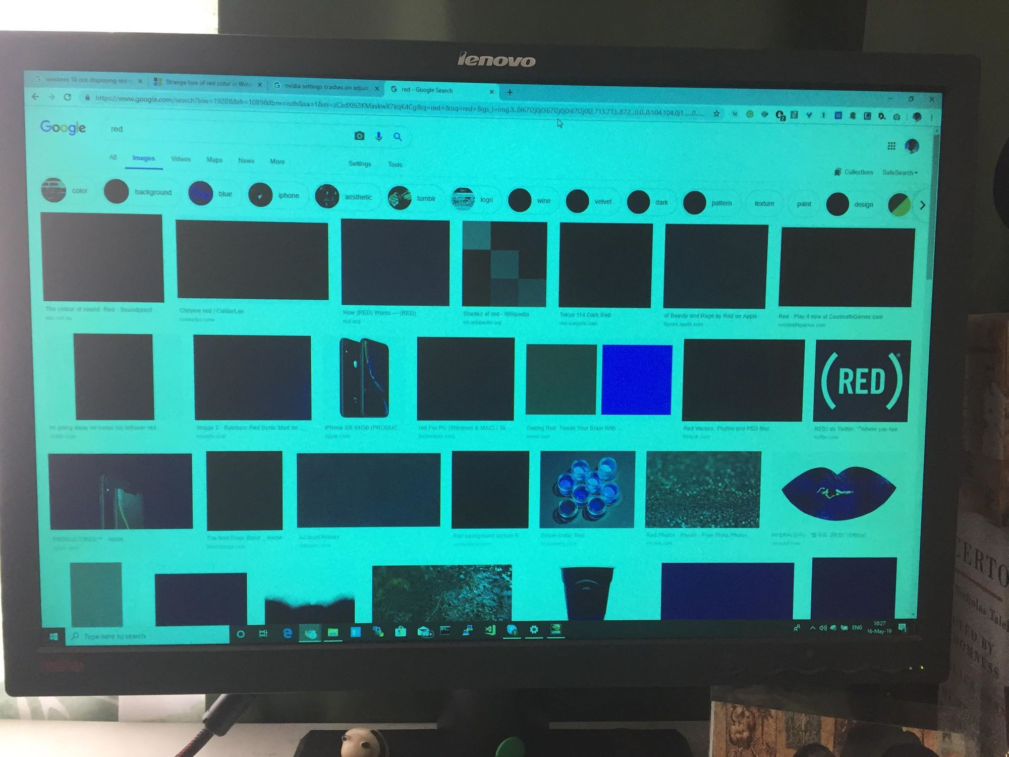 External monitor RED color turn BLUE after update and restart. 2a564c33-b313-4e4f-8dc3-07e57841eb0f?upload=true.jpg