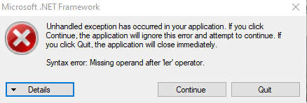Microsoft .NET Framework error 2a6beb33-a4b2-479e-9ee7-2aa6eaaf41cb?upload=true.png