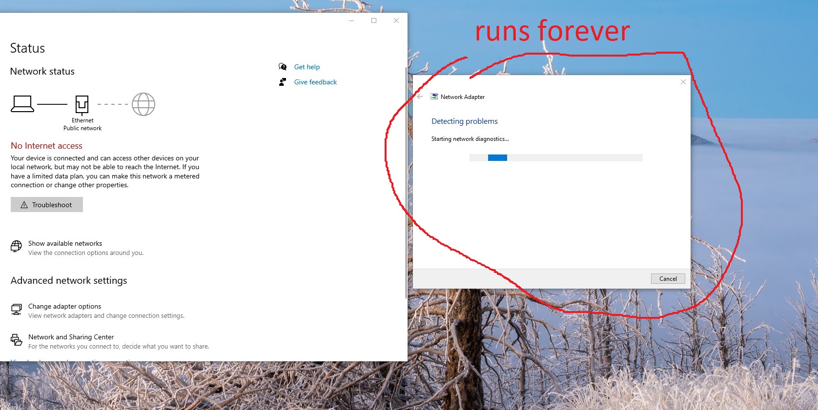 Windows 10 won't recognize Internet after update, but I am connected Internet works fine in... 2ab2ddd3-4c9e-4019-a5d5-a6603e9f4df8?upload=true.jpg