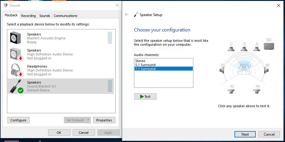 Speaker configuration reverts to Stereo upon reboot - with workaround. 2af96bc6-77af-42af-98cd-7b15a7a85891?upload=true.jpg