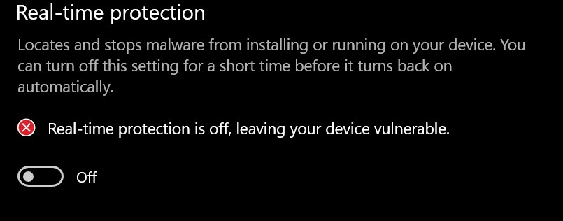 Windows Defender Cant turn on rela time protections 2b311622-e638-4381-8413-38fda301f98f?upload=true.jpg