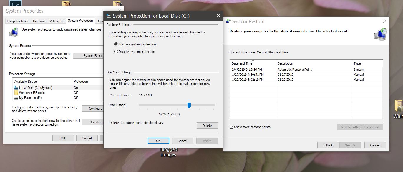 Windows 10 Pro restore points missing. 2b67580f-5fb9-4d0f-bce9-e384134f2895?upload=true.jpg