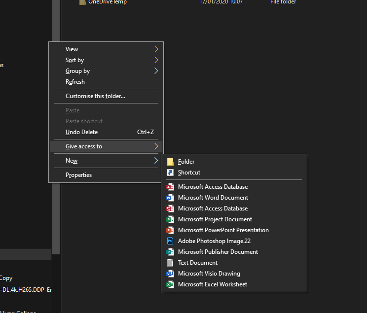 When I right click the blank in a folder, I can't find the choice of "New compressed zip... 2bdb90be-13e4-4343-8ee8-e27b955662df?upload=true.png