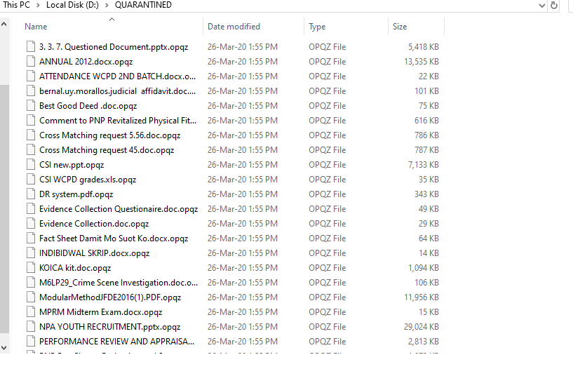 Got affected by the opqz ransomware and my fathers document got trampled with. 2be9eb8c-22c4-497e-9c32-b1ccef03f4a5?upload=true.png