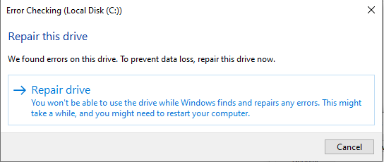 Error checking C drive and it will not repair properly 2bff382c-b832-4abd-ab88-13db46c1582e?upload=true.png
