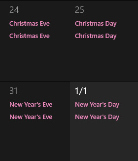Duplicate holidays displaying in the calendar, both on the calendar app and on outlook.live.com 2c54b857-83b2-4e4b-9469-594bbae37ae3?upload=true.jpg