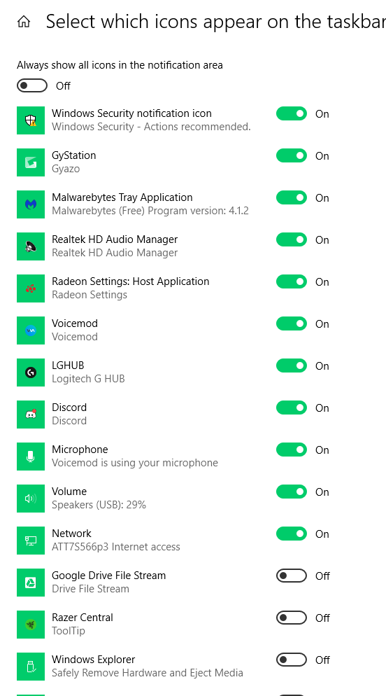 I am missing a lot of features from my taskbar randomly such as searchbar and volume /... 2c65b640-611b-4d52-b0dc-a4f1ccd02f94?upload=true.png