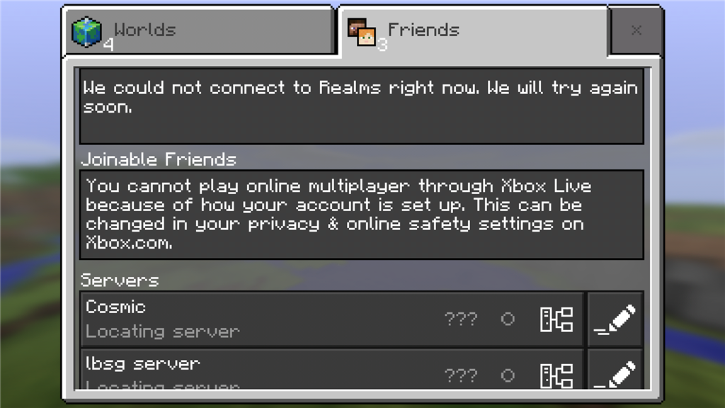 Kids used to be friends on Minecraft PE but cant add friends anymore.