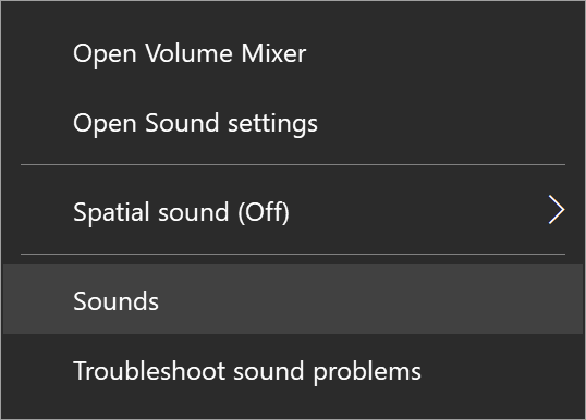 no "Sounds" option in volume icon 2d70c6cc-9ac5-473c-b843-1a968a6b5bcf?upload=true.png