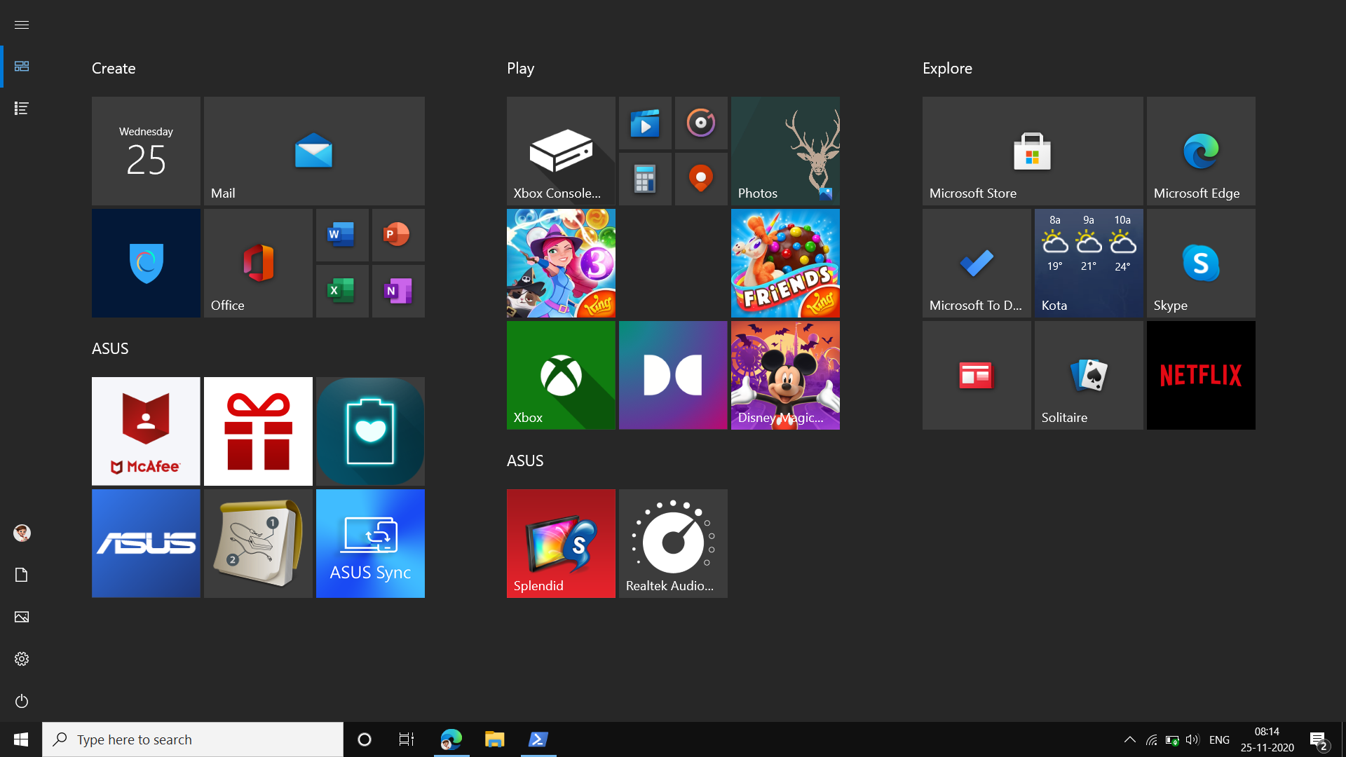 After a feature Update of Windows most of the Start menu tiles lost their color. 2dc464c2-04c4-4583-b000-6b53566059d3?upload=true.png