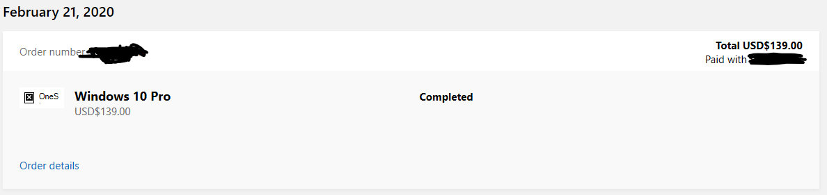 Windows 10 Pro purchased product is no longer listed in Microsoft Store Purchase made on... 2edc09ec-cb58-4e45-b55d-4ec2bf09c907?upload=true.png