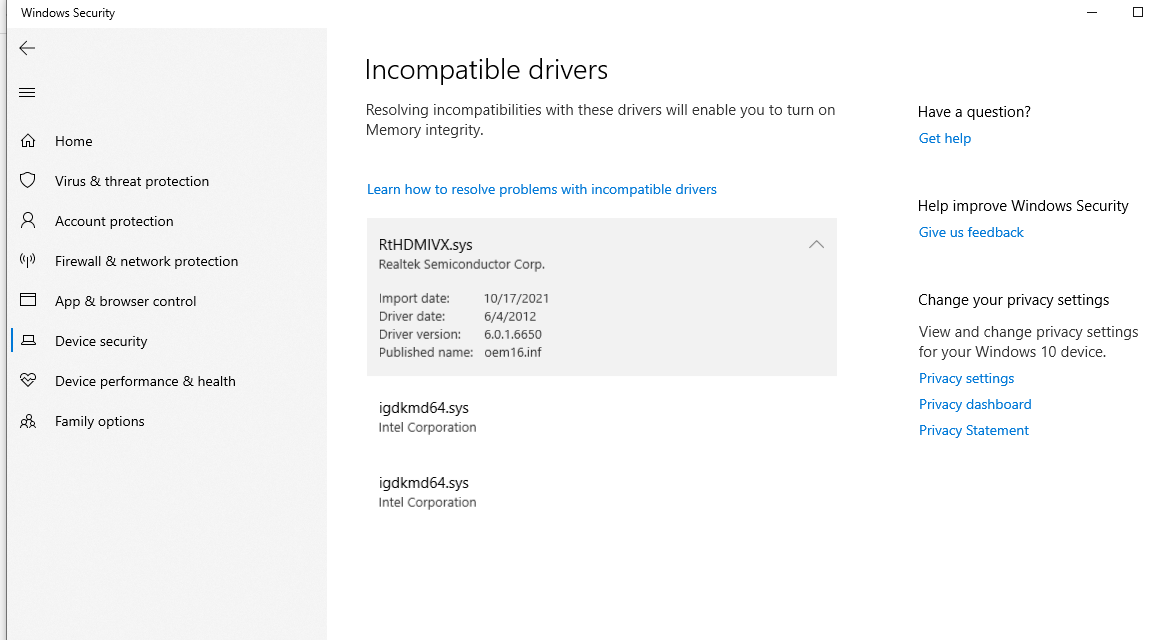 Core Isolation Blocked by Incompatible WIDCOMM Driver 2f26a681-eae0-45dc-9006-f6d0cc62e4a2?upload=true.png