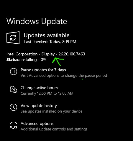 Windows Update keeps trying to install an older Intel Graphics Driver and keeps failing... 2f3c5c3e-ccfb-4ad4-b486-2866fdf8fc4b?upload=true.jpg