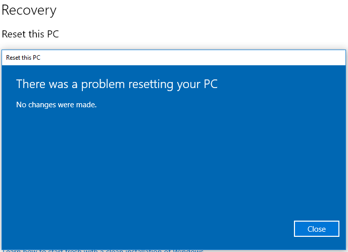 Unable to Update Windows / Reset computer / Create recovery drive 2f5d0be9-2df7-45d7-b634-a3e5e4acb086?upload=true.png