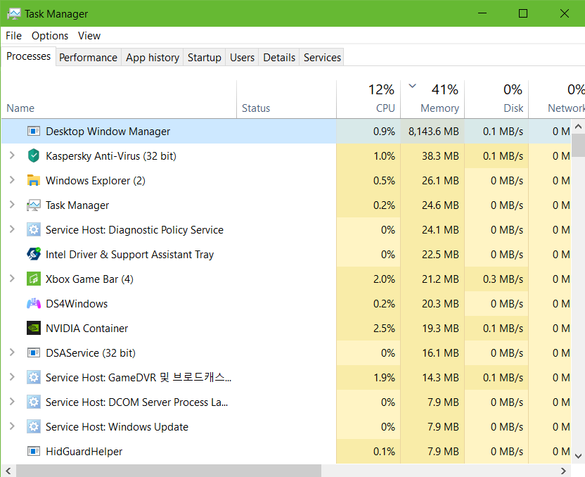 Desktop Windows Manager DWM memory leakage in Windows 10 Version 2004. 2f785d91-893a-4683-8fe6-2a826362b081?upload=true.png