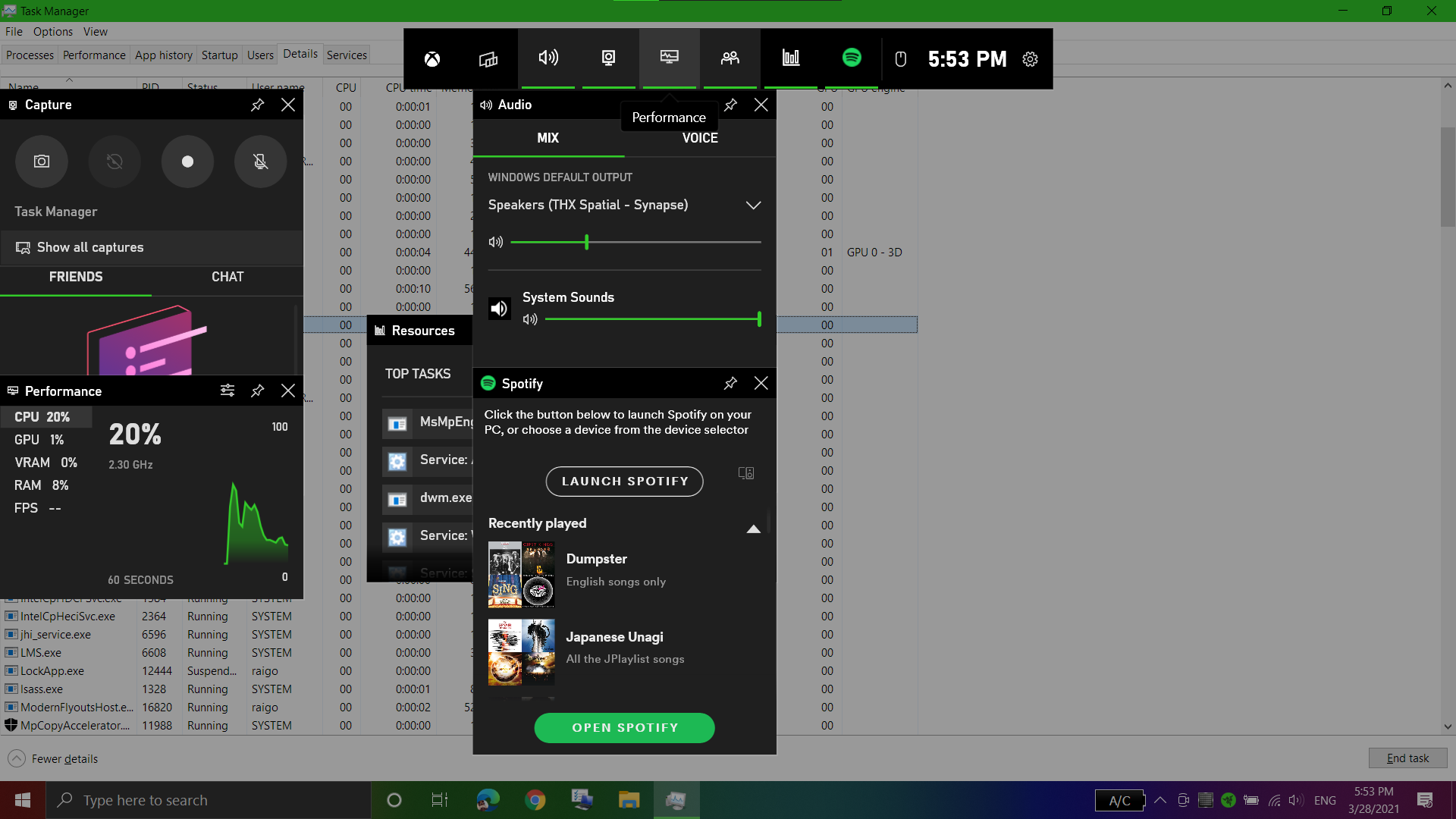 Xbox Game Bar - Keeps resetting widget layout and sizing when application runs 2fb5effe-c738-4f50-b941-910230695ab4?upload=true.png