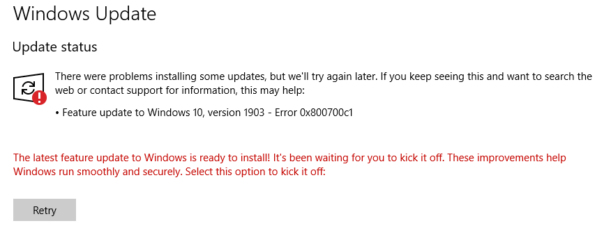 Failing to upgrade to Windows 10, version 1903 2ff9f49f-fd8e-4778-92b5-020f6a557ebc?upload=true.png