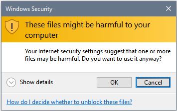 "These files might be harmful to your computer" message moving files inside or out of the... 2GG44.jpg