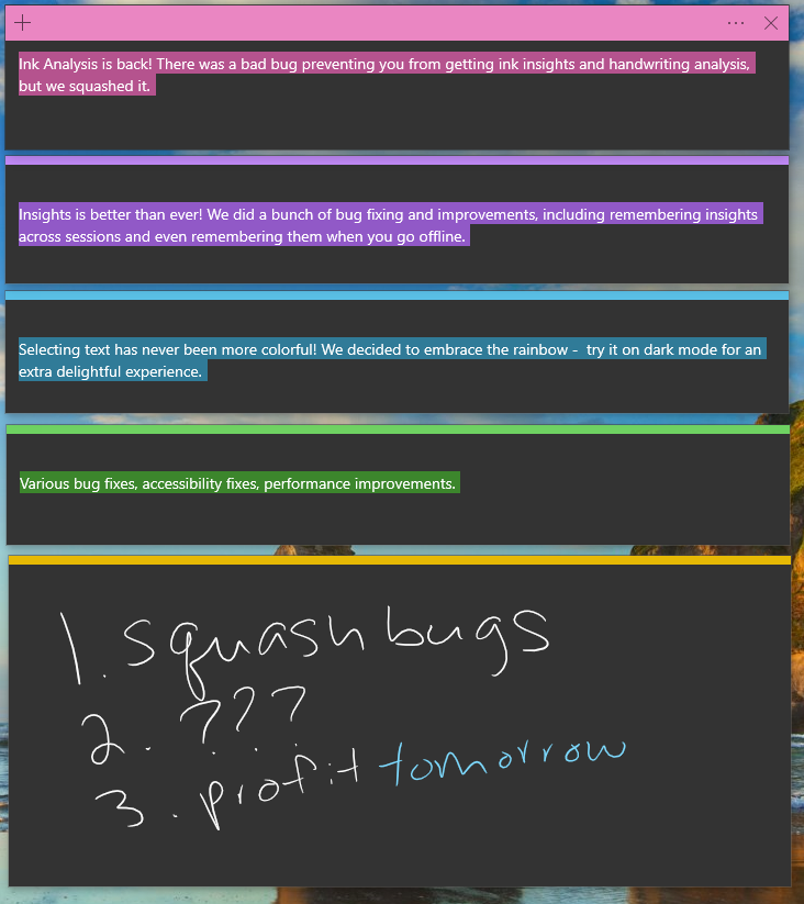 Sticky Notes v3.7 now available to Windows 10 Insiders in Fast ring 3.7-release-notes.png