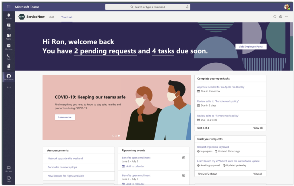 Enhancing your Microsoft Teams experience with the apps you need 3-ServiceNow-Image-1024x650.png