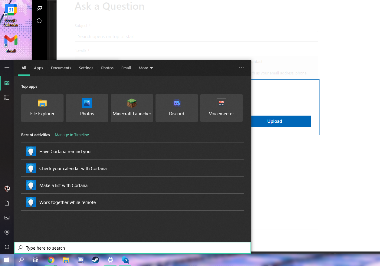 Search opens on top of start 3018b84e-e4c2-4fb1-9720-9e04db270f9f?upload=true.png