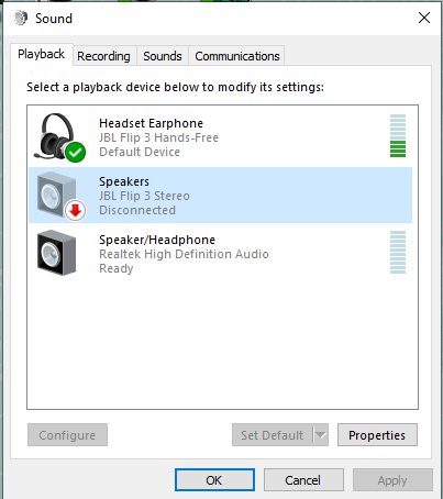 JBL Flip 3 speakers only connecting as Hands-Free device instead of Stereo. 302309d5-3f17-4f72-9289-48ac013246ac?upload=true.png