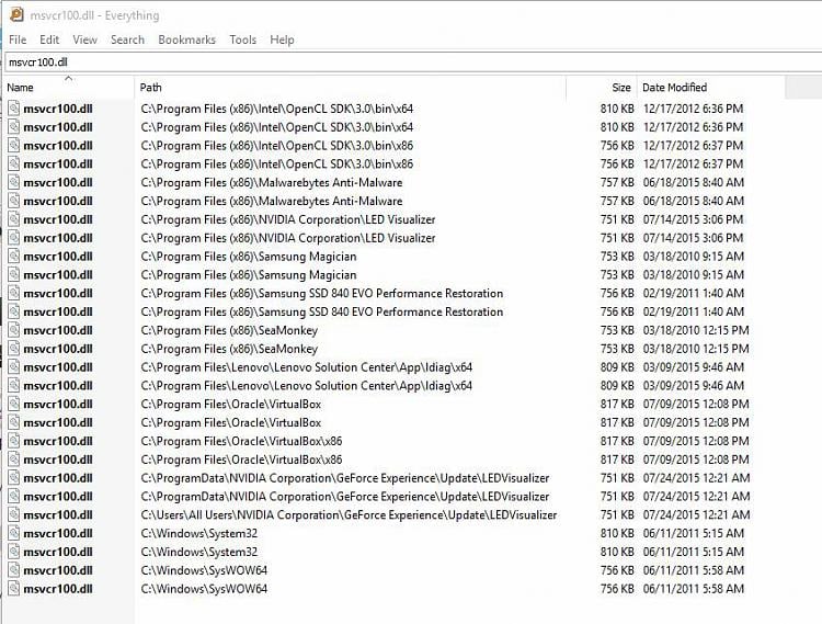 Trying to run an old program on windows 11 and getting the same error for both MSVCR100.dll... 30649d1485954269t-error-message-msvcr100-dll-msvcr.jpg