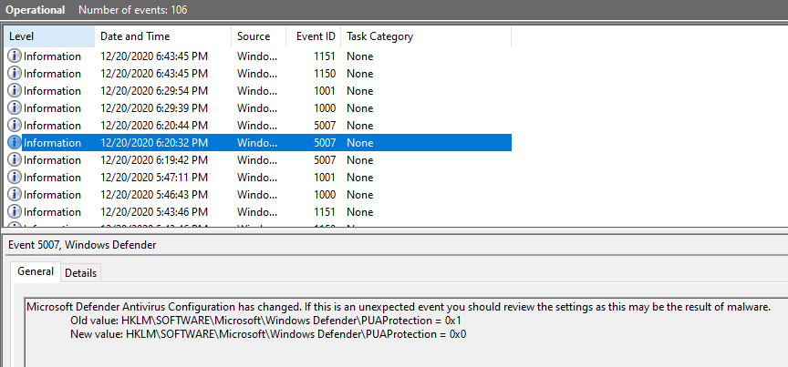 Reputation Based Protection randomly turned off. 306d6039-9c52-40ad-855a-06458f729b4a?upload=true.png