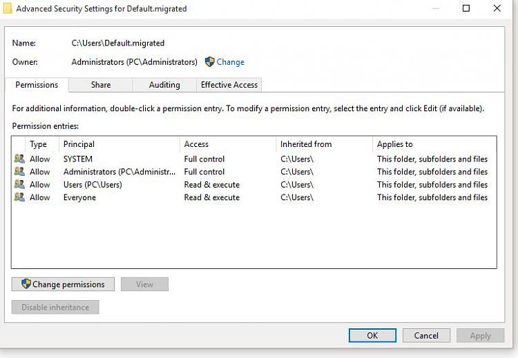 "You do not have permission to save to this location" 30734d1485954269t-windows-10-you-dont-have-permission-save-location-advdefaultmig.jpg