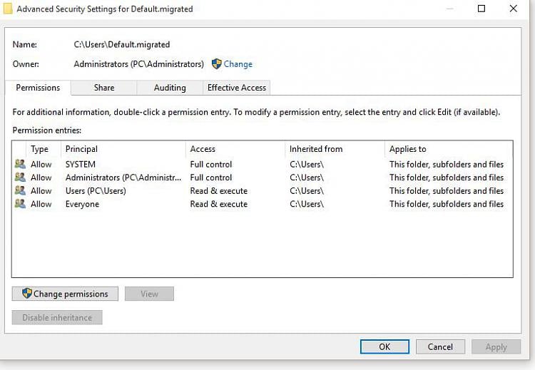 "You do not have permission to save to this location" 30734d1485954269t-windows-10-you-dont-have-permission-save-location-advdefaultmig.jpg