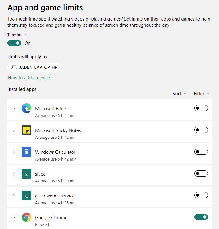 Microsoft Family App Blocking is On but App Still Launches and is Usable 307bd83a-8d60-4472-bef0-0346fd0855be?upload=true.jpg