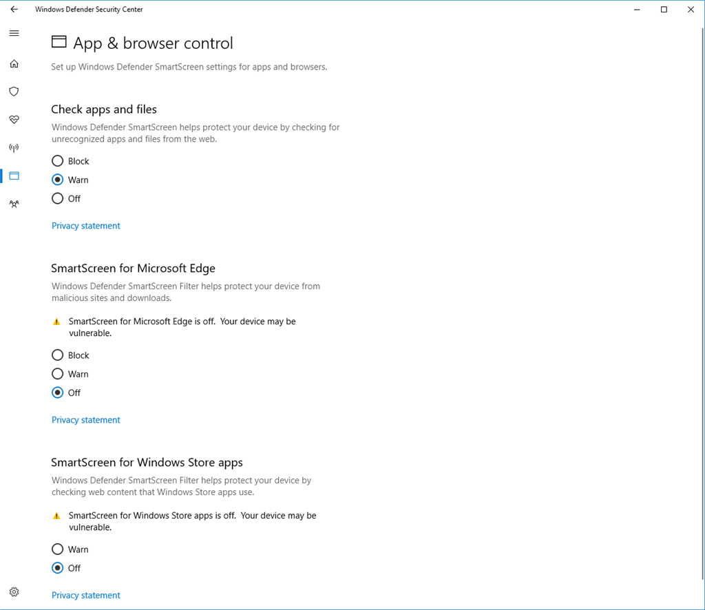 Configuring SmartScreen - How to check which users have it disabled? 3084fff6-bf36-4d67-9c16-25fcdba675d6.png