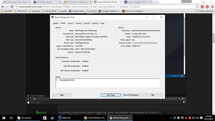 Hi iam having an issue when the pc is booting it beeps 11 times 30852d1485954299t-i-have-windows-10-iam-running-directx-11-instead-12-a-dxdiag.jpg